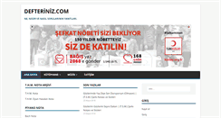 Desktop Screenshot of defteriniz.com