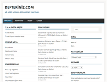 Tablet Screenshot of defteriniz.com